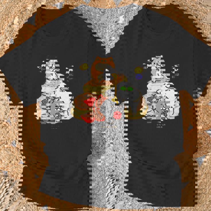 キッズ ボンレス犬とボンレス猫 パンケーキ Tシャツ 高齢者への贈り物