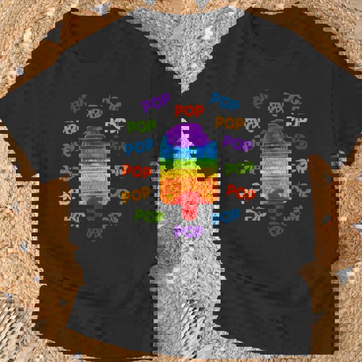 キッズポッププッシュ&ポップポップポップポップadhdストレス解消おもちゃ Tシャツ 高齢者への贈り物