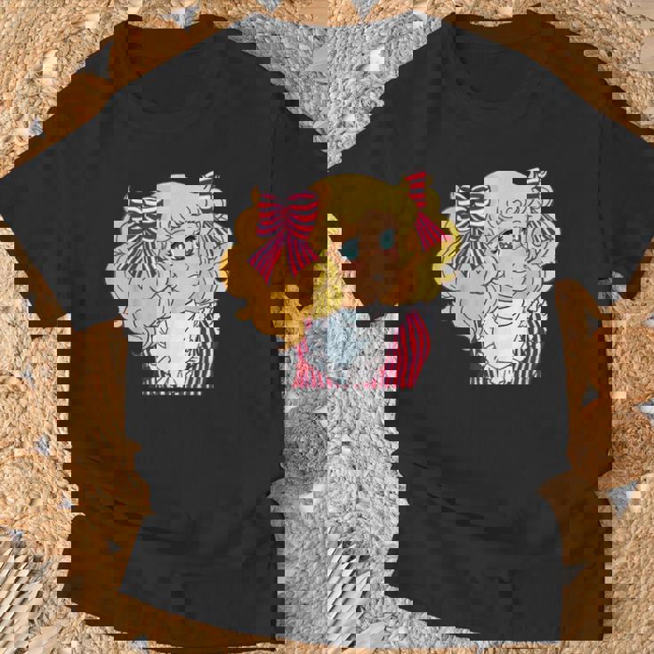 キャンディ キャンディ 日本 レトロ ヴィンテージ 80年代 アニメ 漫画 Tシャツ 高齢者への贈り物