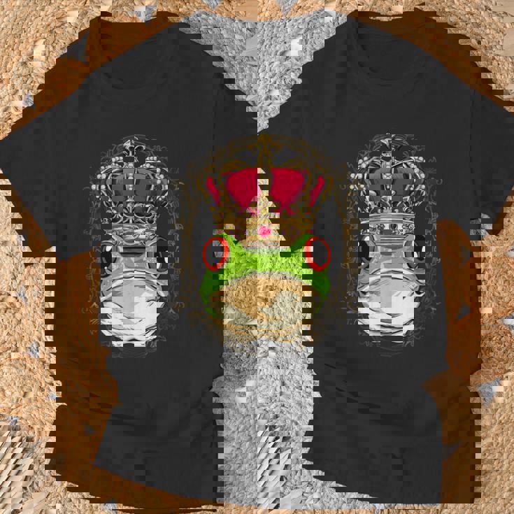 キングクイーン カエル ヒキガエル プリンセス 両生類 動物 カエル好き Tシャツ 高齢者への贈り物