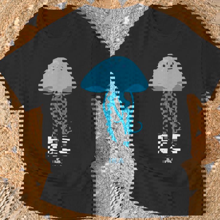 クラゲ 水母 たこ イカ 海洋生物 矛盾 おもしろ イラスト かわいい 面白い ネタ 画像 Tシャツ 高齢者への贈り物