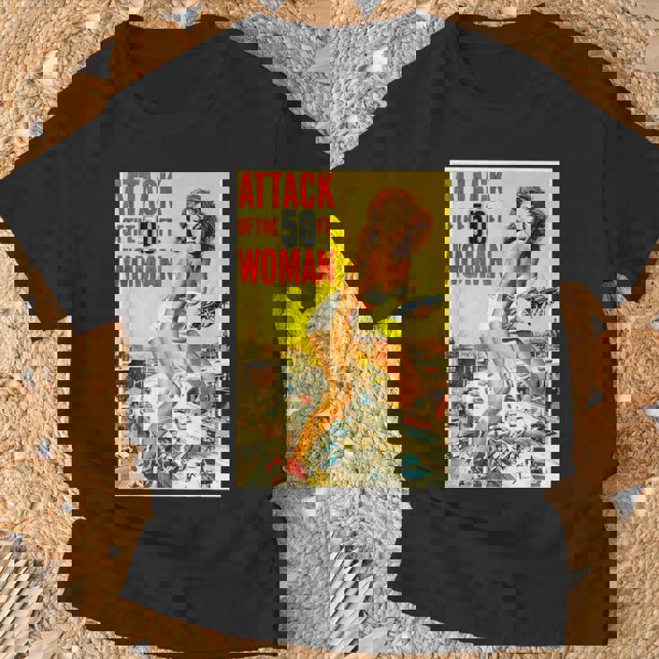 クラシック ハロウィン モンスター ポスター ホラー映画 Tシャツ 高齢者への贈り物