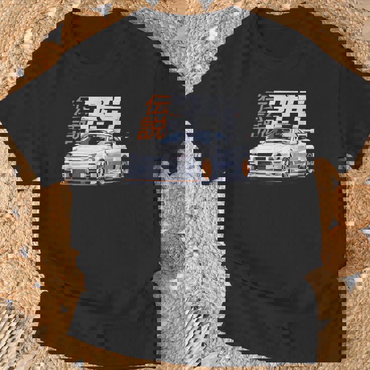 クラシック ホワイト レジェンダリー R34 リバティウォーク Jdm スカイライン Tシャツ 高齢者への贈り物