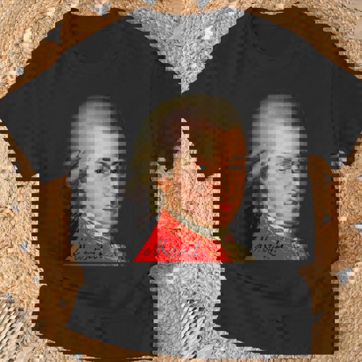 クラシック作曲家 ヴォルフガング・アマデウス・モーツァルト 1756-1791 Tシャツ 高齢者への贈り物