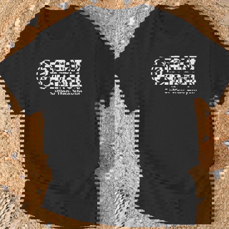 クラヴマガ 格闘技 護身 Tシャツ 高齢者への贈り物