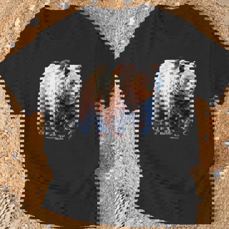 グリズリーベア×ヒグマ Tシャツ 高齢者への贈り物