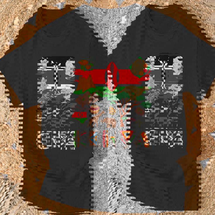 ケニア国旗の衣装のアイデア ケニアフード&ケニア国旗 Tシャツ 高齢者への贈り物