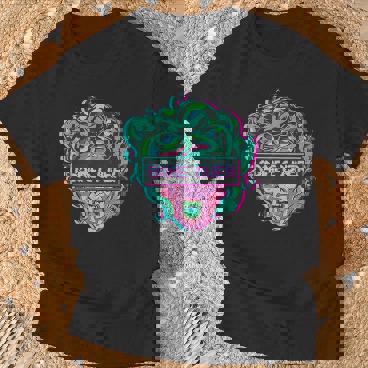 ゲームオーバー・メドゥーサ Alt Indie Aestheticaporwave Egirl Eboy Tシャツ 高齢者への贈り物