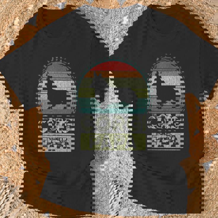 コーギー・パパ 父の日 ウェルシュ・コーギー Tシャツ 高齢者への贈り物