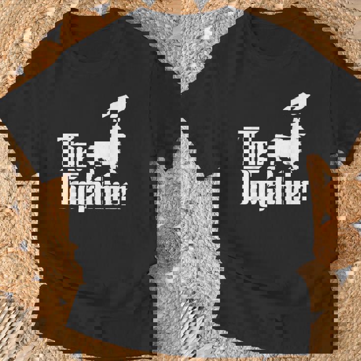 コーギー犬のお父さん犬のお父さん面白い犬愛好家 Tシャツ 高齢者への贈り物