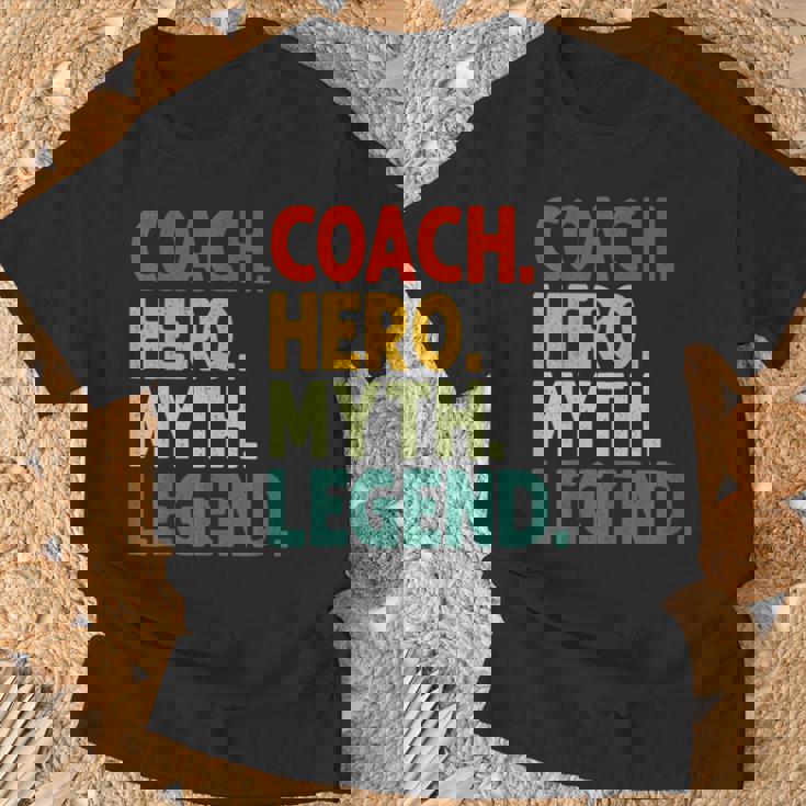 コーチ ヒーロー 神話 伝説 ヴィンテージ ファニー コーチ Tシャツ 高齢者への贈り物