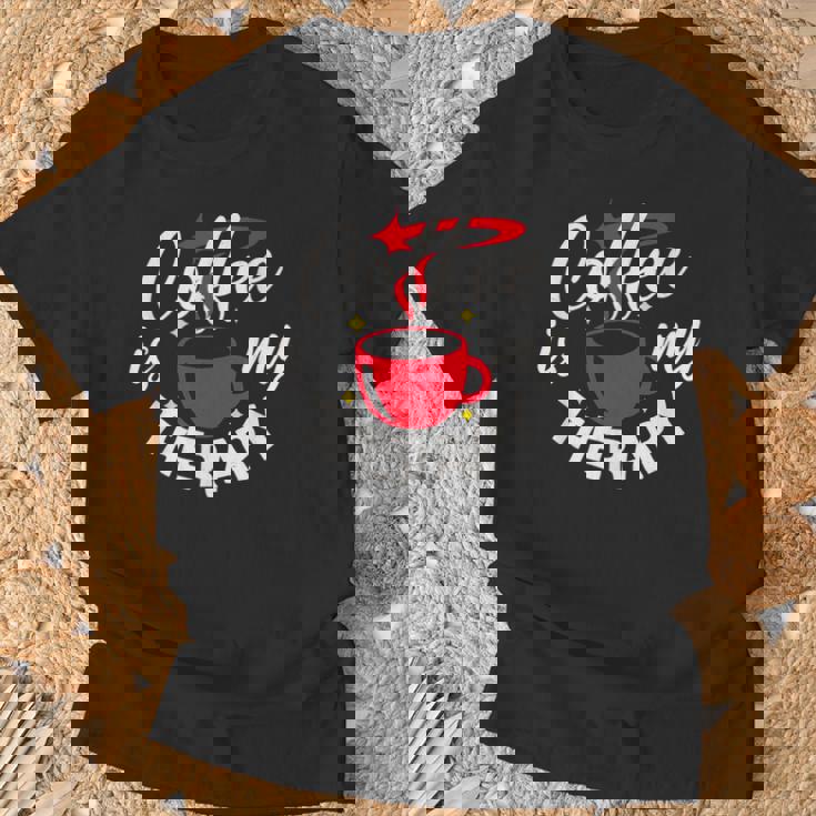 コーヒーは私のセラピー、面白いカフェイン愛好家 Tシャツ 高齢者への贈り物