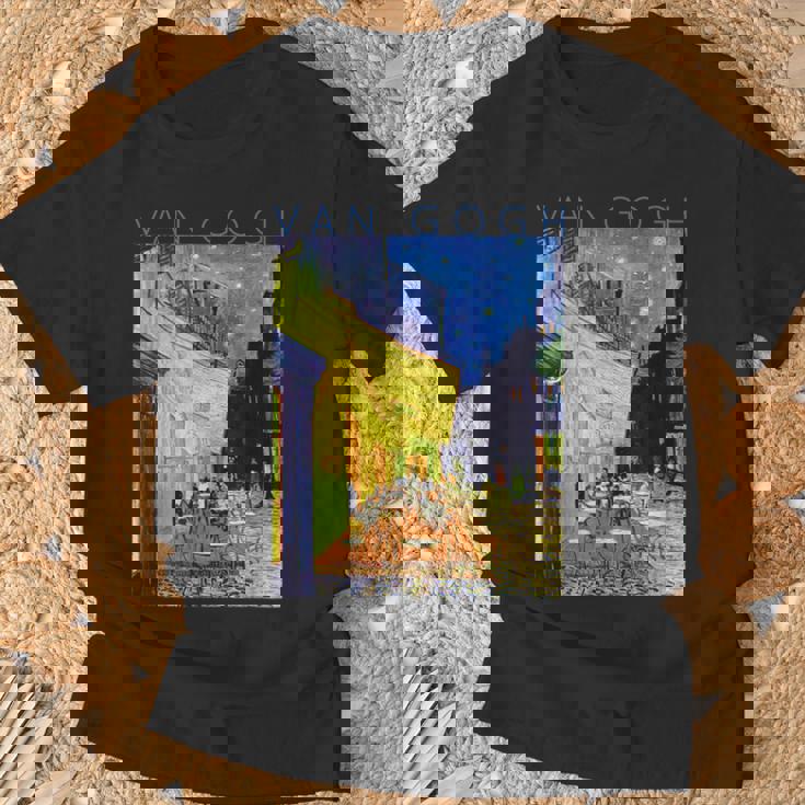 ゴッホ 夜のカフェテラス Tシャツ 高齢者への贈り物