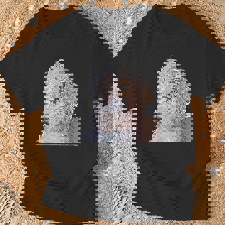 ゴールデンドゥードル 犬 ペット 動物 グラフィック かっこいい おもしろい かわいい Tシャツ 高齢者への贈り物