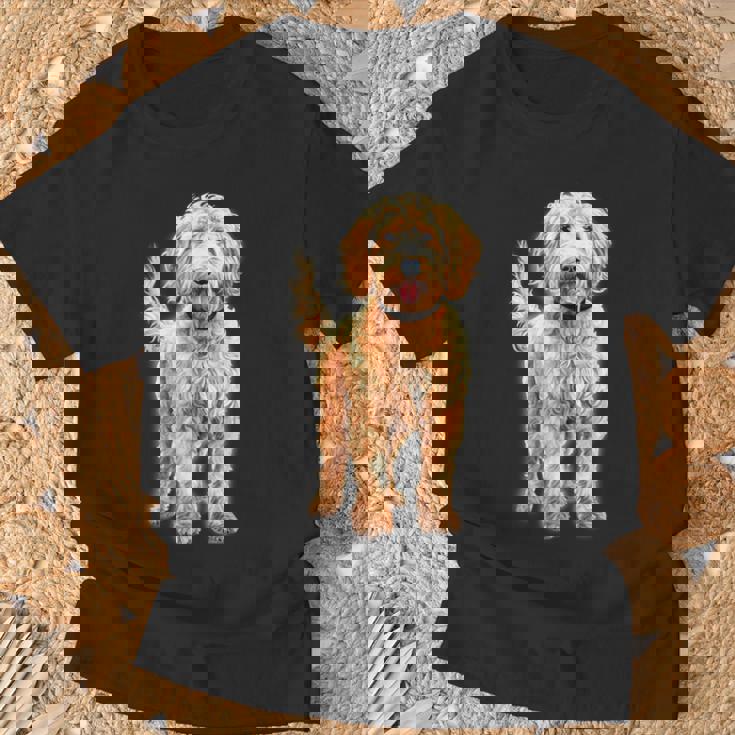 ゴールデンドゥードル犬 Tシャツ 高齢者への贈り物