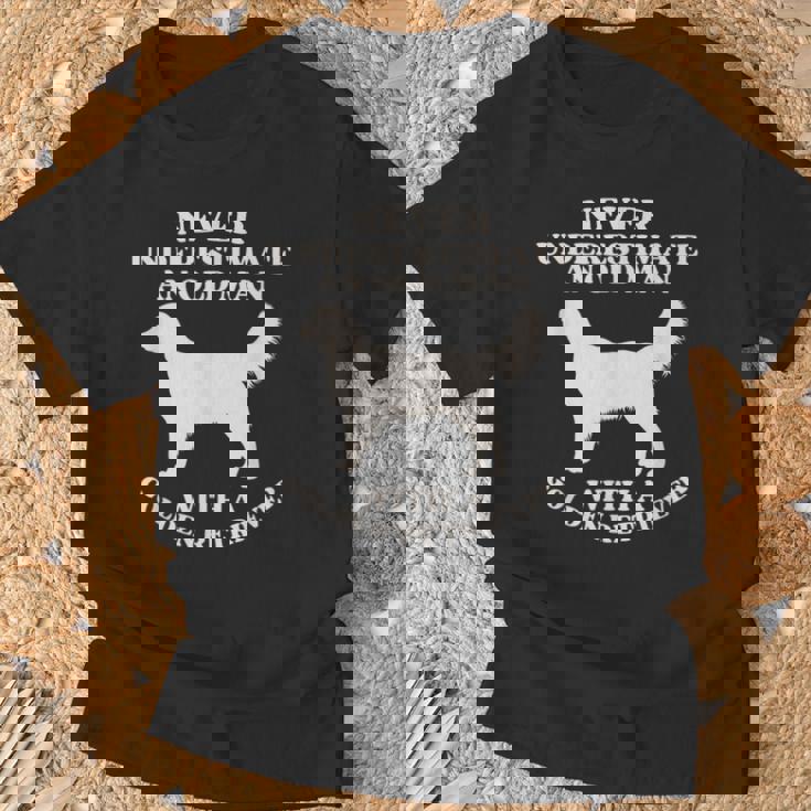 メンズ ゴールデンレトリバー お父さん 犬好き Tシャツ 高齢者への贈り物