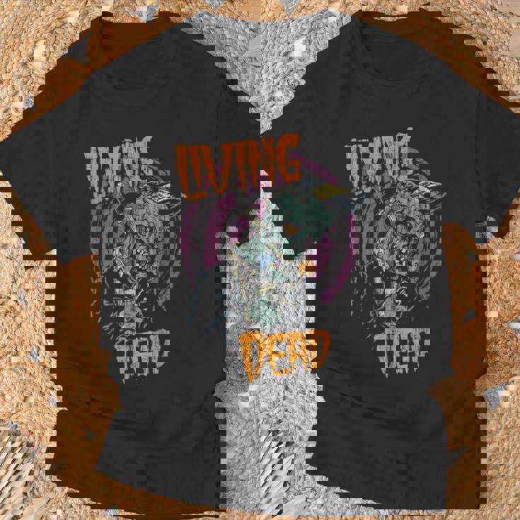 サイコビリー ホラー パンクロック Hr Living Dead Zombie Tシャツ 高齢者への贈り物