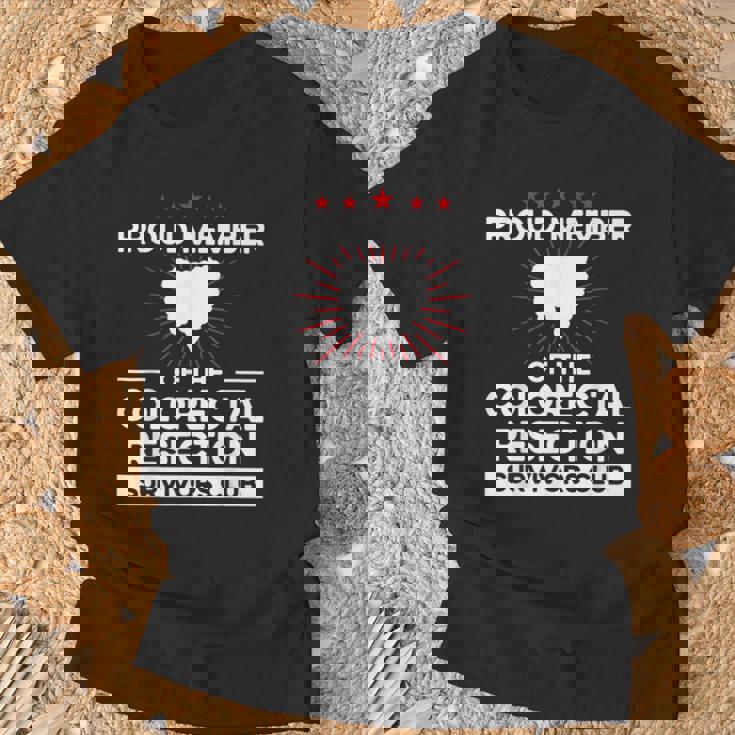 サバイバーズクラブ 大腸がん大腸切除手術 Tシャツ 高齢者への贈り物