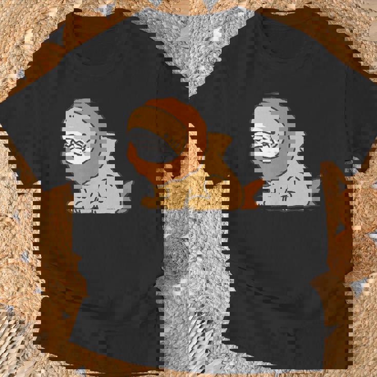 サメライオン さめ 鮫 シャーク 変な Tシャツ 高齢者への贈り物