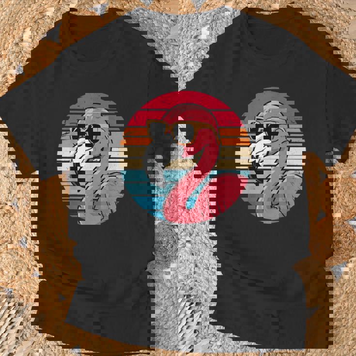 サングラス ヴィンテージ フラミンゴ 70年代 80年代 90年代 面白い フラミンゴ Tシャツ 高齢者への贈り物