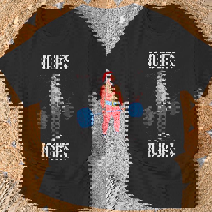 サンタ クリスマス 面白いtシャツ ウエイトリフティング 筋トレ メンズ おもしろ 面白い 服 おもしろグッズ ネタ Tシャツ 高齢者への贈り物