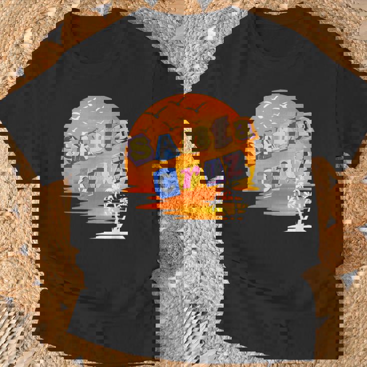 サンタクルーズサンセット Tシャツ 高齢者への贈り物