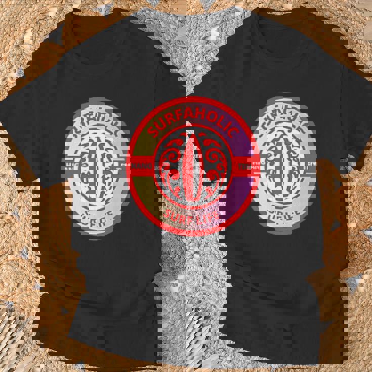 サーフホリック ハングテン サーフライフ サーフボード サーフ サーフィン Tシャツ 高齢者への贈り物