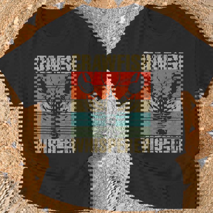 ザリガニ レトロ 面白い ザリガニ シーフード ロブスター ザリガニ好き Tシャツ 高齢者への贈り物