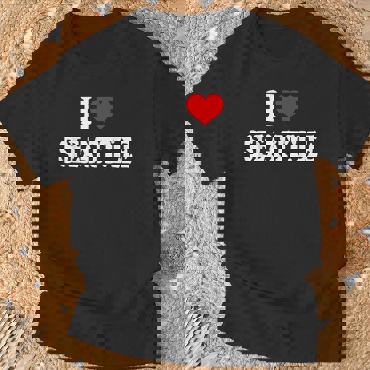 シアトル I Hearteattle I Loveeattle Tシャツ 高齢者への贈り物