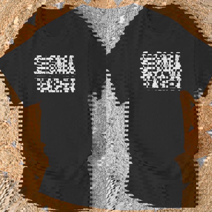 シグマティーチャーファニーミームラバーズシグマ Tシャツ 高齢者への贈り物