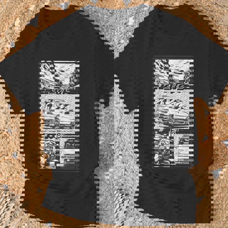 シビック例6日本車 Tシャツ 高齢者への贈り物