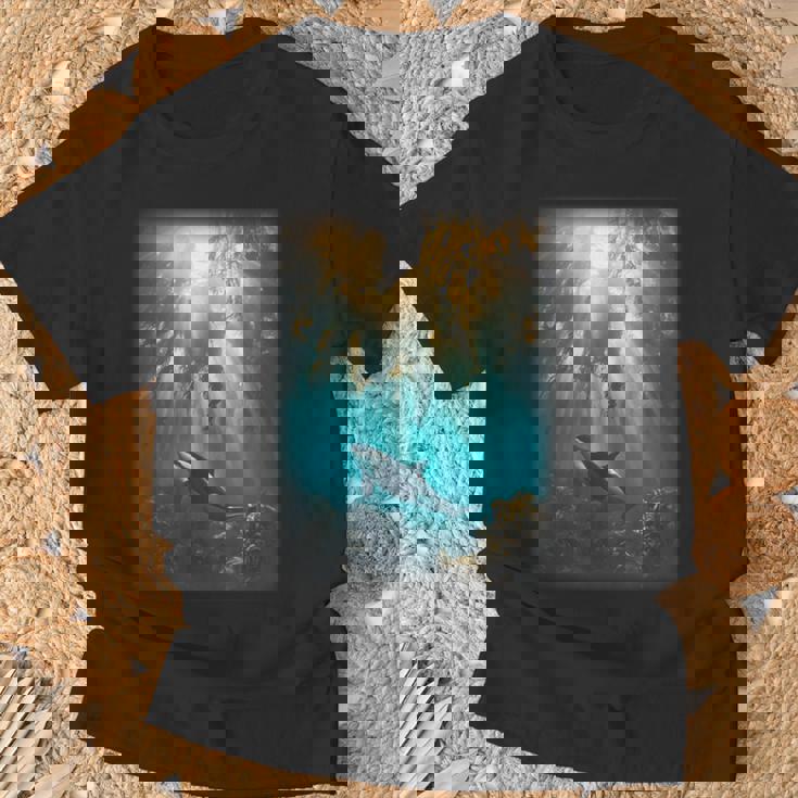 シャチが特徴的なシャチ。 Tシャツ 高齢者への贈り物