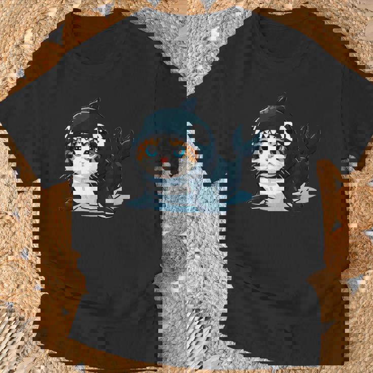 シャチの猫 コスチューム Tシャツ 高齢者への贈り物