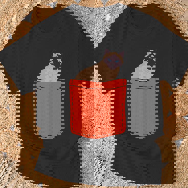 シャムバッグ 猫好きアパレル シャム猫 Tシャツ 高齢者への贈り物