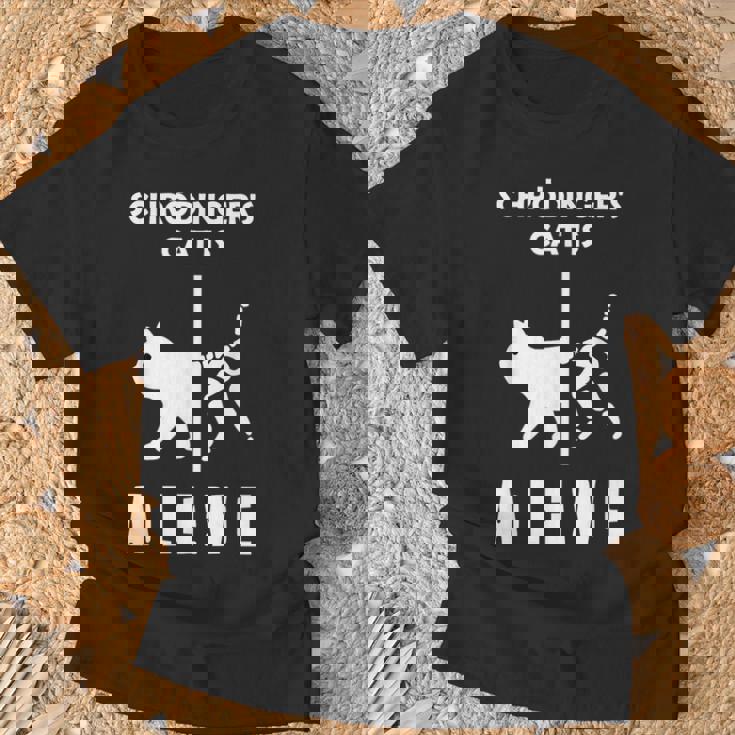 シュレディンガーの猫-死んで生きている-物理オタク Tシャツ 高齢者への贈り物