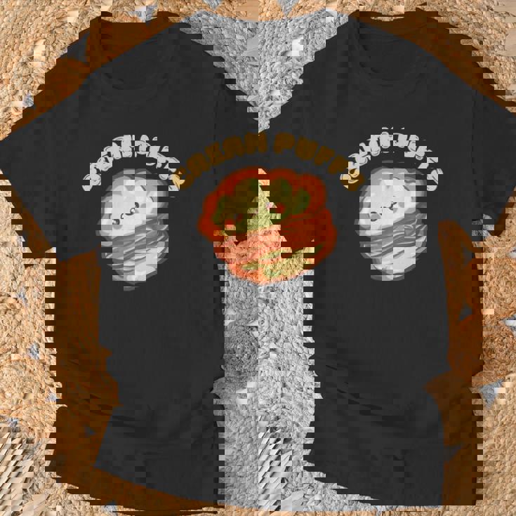 シュークリーム ペストリー デザート好き Tシャツ 高齢者への贈り物