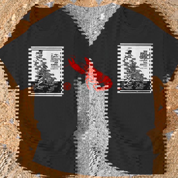 シーフード 1879 ドイツ ロブスター ザリガニ 甲殻類 レトロ Tシャツ 高齢者への贈り物