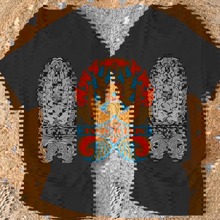 ジャニス・ジョプリン パールアールヌーボー 蓮の花 Tシャツ 高齢者への贈り物