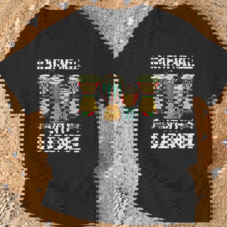 ジャンベ・マンディンカと相性がいいアフリカンミュージックジャンベ Tシャツ 高齢者への贈り物