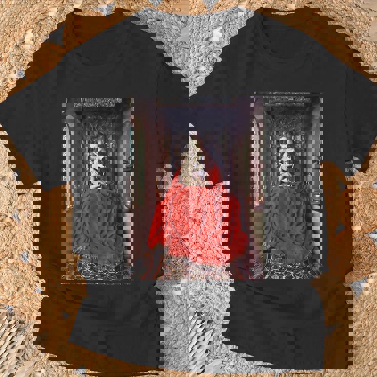 ジャン・ファン・エイク作 ルッカ・マドンナ 1436 Tシャツ 高齢者への贈り物