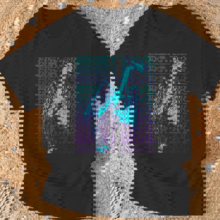 ジャージーデビルクリプティッドクリプトゾロジーレトロ Tシャツ 高齢者への贈り物