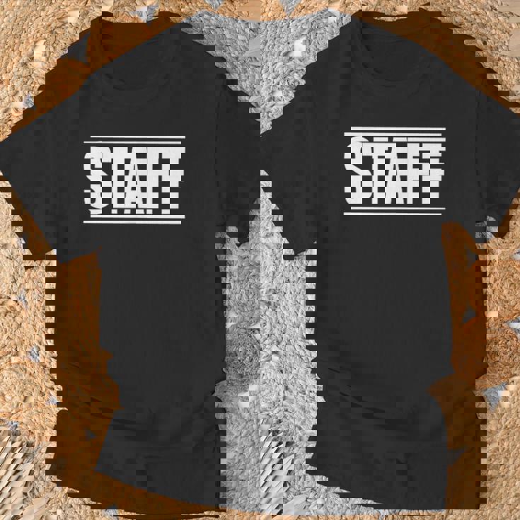 スタッフ ワーカー 社員 ワーククルーの言葉 スタッフ オン A ティー Tシャツ 高齢者への贈り物