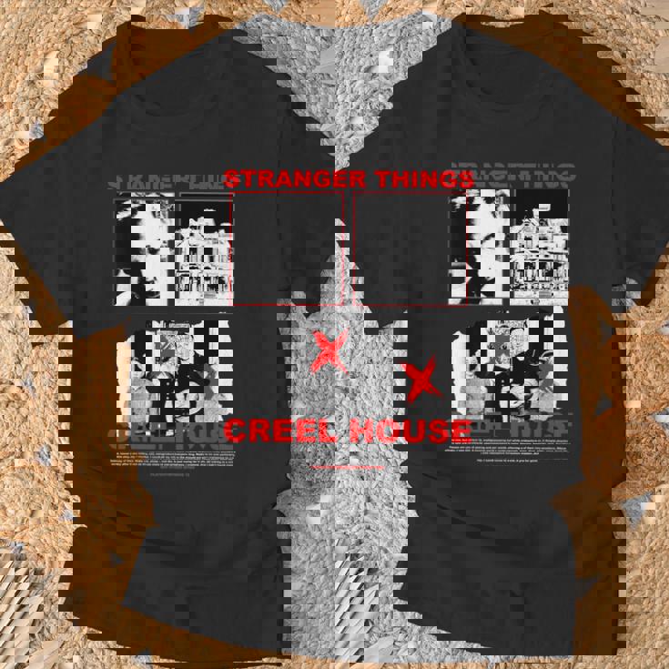 ストレンジャー・シングス 80年代 クラシック ホラー クリール ハウス アーバンレジェンド Tシャツ 高齢者への贈り物
