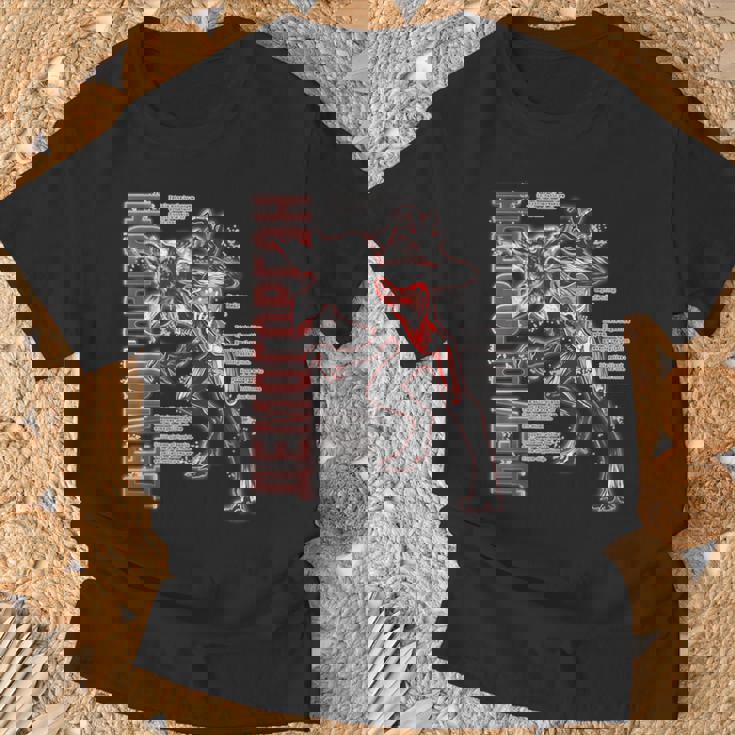 ストレンジャー・シングス デモゴルゴン プロフィール 解剖学 ファン記念品 Tシャツ 高齢者への贈り物