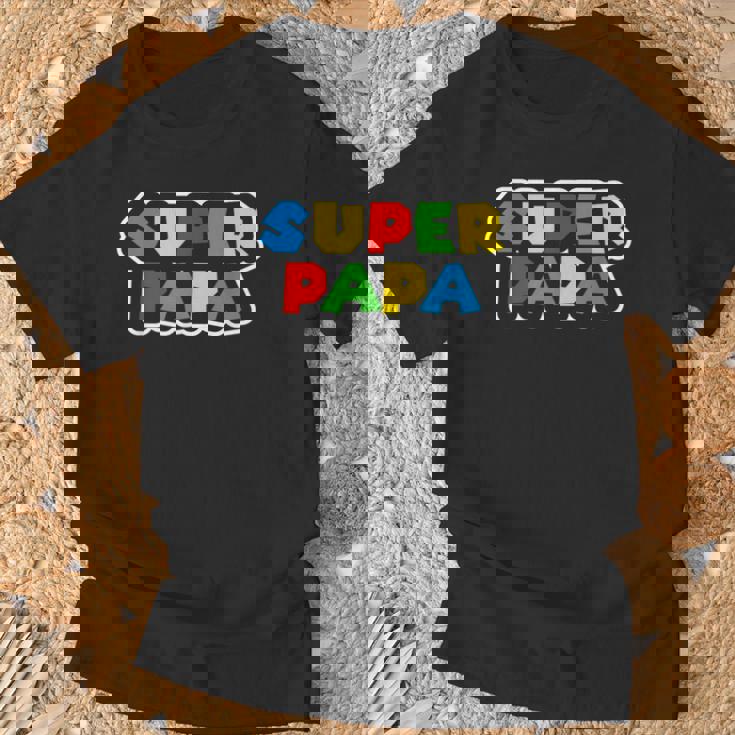 スーパーパパ 誕生日プレゼント 父親ギフト 最高のお父さん Tシャツ 高齢者への贈り物