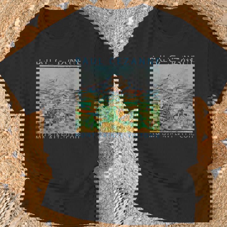 セザンヌ 面白いtシャツ アート 印象派 絵画 メンズ レディース 面白い 服 美術 油彩画 Tシャツ 高齢者への贈り物