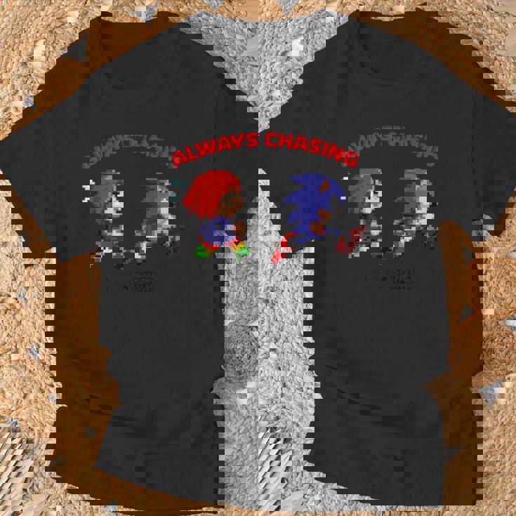 ソニック×れじぇくん Always Chasing L Tシャツ 高齢者への贈り物