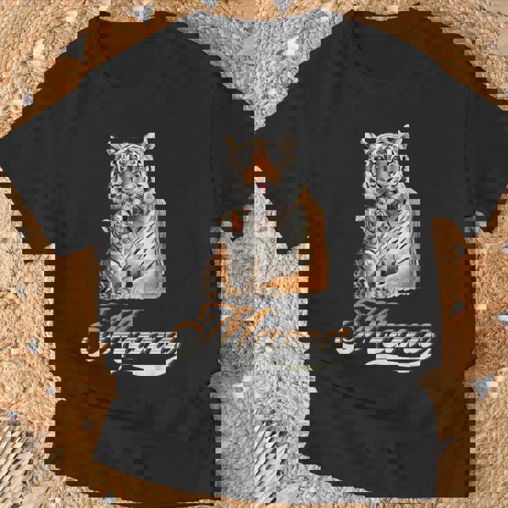 タイガー ママ&ベビー 母の日 トラ 動物好き Tシャツ 高齢者への贈り物