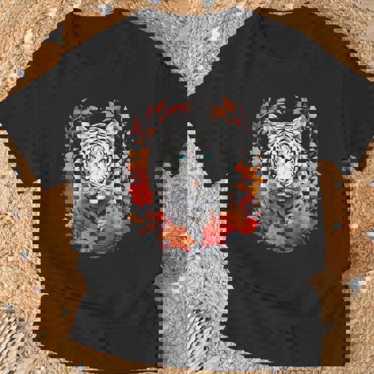 タイガー 動物 グラフィックアート トラ Tシャツ 高齢者への贈り物