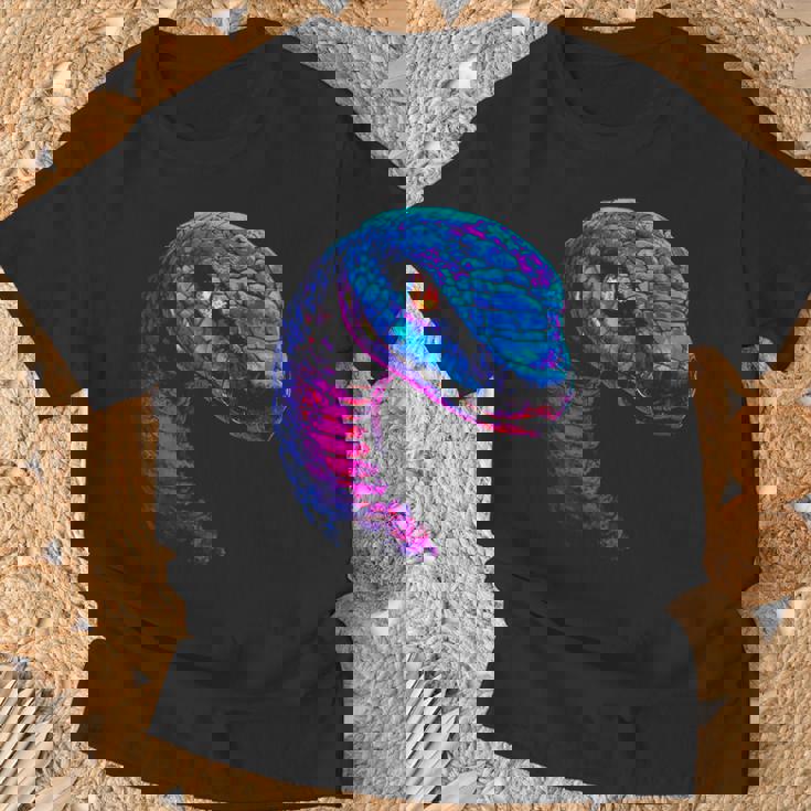 タイパン 動物 モチーフ イラスト タイパン Tシャツ 高齢者への贈り物